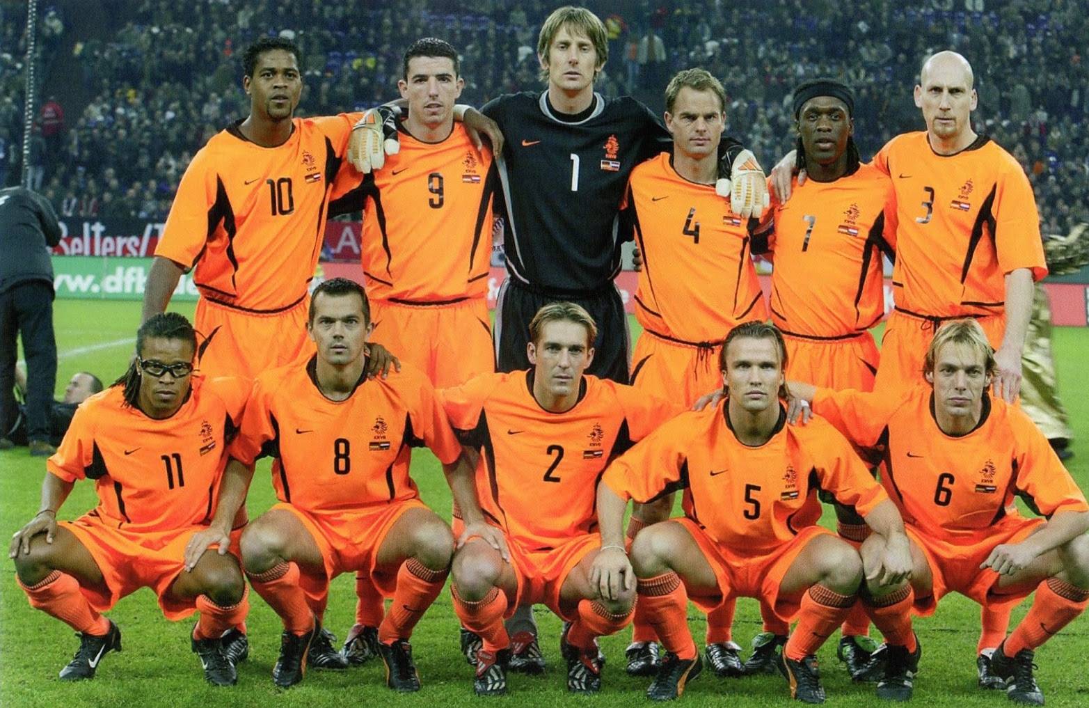 Holland Netherlands home soccer jersey 2002/2004