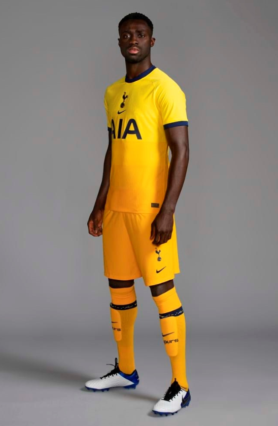 20/21 Tottenham Hotspur Third Away Yellow Soccer Jerseys Shirt